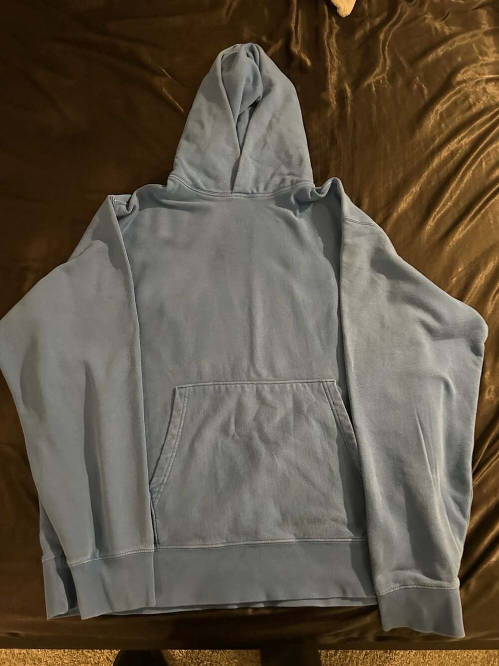 Vintage y2k American Eagle Light Blue Pullover Hoodie XL Tall